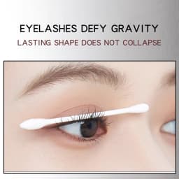 MACKANDY Waterproof 3D Lengthening Mascara Black Eyelash Extension Eye Lashs Brush Long-Wearing Silk Mascara Cosmetics Gift
