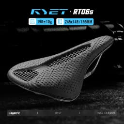 RYET 3D Printed Bike Saddle 145MM/155mm 7*9 Carbon mtb Bicycle Seating Cushion Triathlon Road MTB Mountain Gravel Cycling Parts