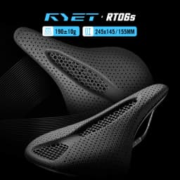 RYET 3D Printed Bike Saddle 145MM/155mm 7*9 Carbon mtb Bicycle Seating Cushion Triathlon Road MTB Mountain Gravel Cycling Parts