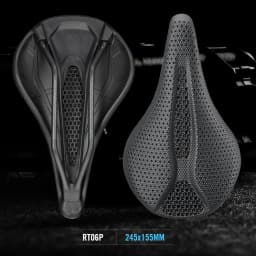 RYET 3D Printed Bike Saddle 145MM/155mm 7*9 Carbon mtb Bicycle Seating Cushion Triathlon Road MTB Mountain Gravel Cycling Parts