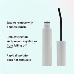 Cluster Lash Glue Remover 5ML Soothing Oil Lash Glue Remover Mascara Wand Eyelash Extension Remover Self Use at Home