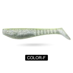 Spinpoler 5" Soft Swimbait Minnow Shad Fishing Lure Paddle Tail Silicon Artificial Jigging Wobbler Jerkbaits Pike Bass 2pcs/Pack