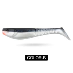 Spinpoler 5" Soft Swimbait Minnow Shad Fishing Lure Paddle Tail Silicon Artificial Jigging Wobbler Jerkbaits Pike Bass 2pcs/Pack