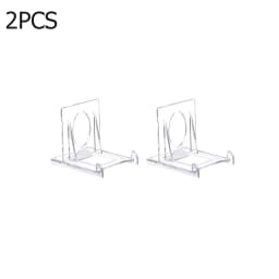 2/5/10/20pc Mini Display Stand Clear Acrylic Display Easels Adjustable Plate Holder Stand Picture Frames Rack Wedding Home Decor