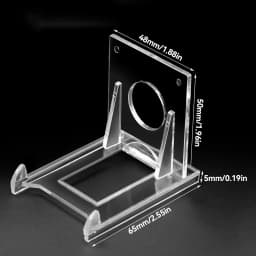 2/5/10/20pc Mini Display Stand Clear Acrylic Display Easels Adjustable Plate Holder Stand Picture Frames Rack Wedding Home Decor