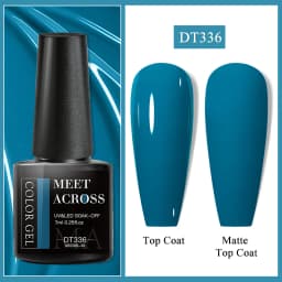 MEET ACROSS 7ml Pink Series Gel Nail Polish Glitter Colorful Summer Spring Semi-Permanent Nail Art Gel Varnish Nails Manicure