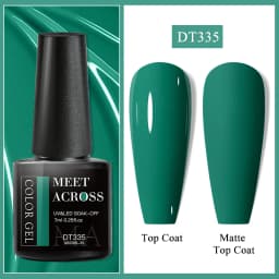 MEET ACROSS 7ml Pink Series Gel Nail Polish Glitter Colorful Summer Spring Semi-Permanent Nail Art Gel Varnish Nails Manicure