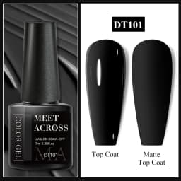 MEET ACROSS 7ml Pink Series Gel Nail Polish Glitter Colorful Summer Spring Semi-Permanent Nail Art Gel Varnish Nails Manicure