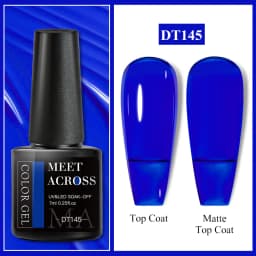 MEET ACROSS 7ml Pink Series Gel Nail Polish Glitter Colorful Summer Spring Semi-Permanent Nail Art Gel Varnish Nails Manicure