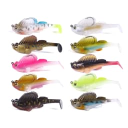 1pcs Silicone Dark Sleeper Wobbler Fishing Lure 7g 14g 20g Sinking Soft Lure Jig hook Swimbaits Bass Shad for Perch Tackle
