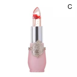 Peach Color Lip Balm Crystal Temperature Change Lipstick Girl Moisturizing LongLasting Lip Gloss Makeup Lip Care Repair Cosmetic