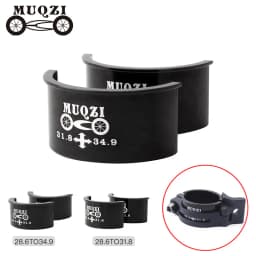MUQZI Bike Front Derailleur Conversion Shim 28.6 To 31.8 28.6 To 34.9 31.8 To 34.9mm Front Adapter Installation Aperture Adjust
