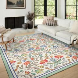 VIKAMA Boho Luxury Carpet Crystal Velvet Bedroom Living Room Mat Home Decor Vintage Exotic Modern Minimalist Large Area Carpet