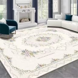 VIKAMA Boho Luxury Carpet Crystal Velvet Bedroom Living Room Mat Home Decor Vintage Exotic Modern Minimalist Large Area Carpet