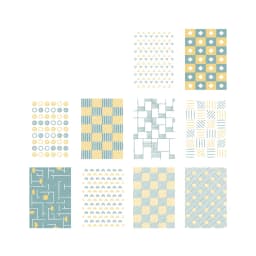 50 Pcs Kawaii Ins Paper Card DIY Decoration Idol Photocard Scrapbooking Diary Background Collage Material Paper Stationery