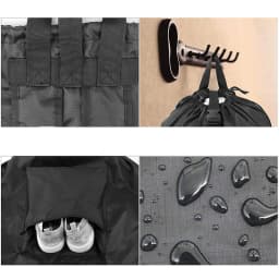 Backpack Laundry Bag with Pocket Laundry Hamper Bag with Drawstring Closure for College, Travel, Laundromat, Apartment