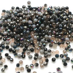 500Pcs/Lot 4MM Crystal Glass Faceted Loose Spacer Brown Round Beads for DIY Making Necklace Bracelet E Jewelry Accessories