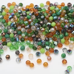 500Pcs/Lot 4MM Crystal Glass Faceted Loose Spacer Brown Round Beads for DIY Making Necklace Bracelet E Jewelry Accessories