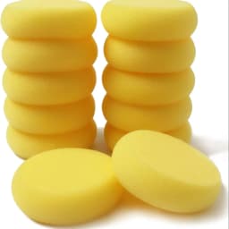 12Pcs Painting Pottery Clay Sponge, Circular Synthetic Artist Sponges, Watercolor Sponge for Painting, Handicrafts, Ceramics