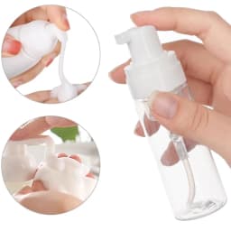 2Pcs 30ml 50ml 60ml 100ml Plastic Foam Pump Bottle Empty Face Eyelashes Cosmetic Bottle Cleaner Soap Dispenser Foam Bottle