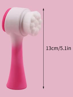 1Pc Silicone Face Cleansing Brush Double-Sided Facial Cleanser Blackhead Removal Product Pore Cleaner Exfoliator Face Scrub Brus
