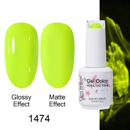 Clou Beaute Gel Nail Polish Neon Brown Royal Blue Red Green Pastal Nude Nail Art Varnishes Gel Lacquer Top Coat UV Gel Nail