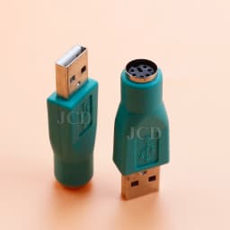 1/2/5PCS USB to PS2 PS/2 Male Female Adapter Converter for Keyboard Mouse PC Laptop Connect Replacement Repair Accessories