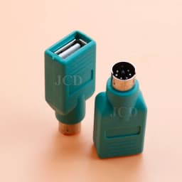 1/2/5PCS USB to PS2 PS/2 Male Female Adapter Converter for Keyboard Mouse PC Laptop Connect Replacement Repair Accessories