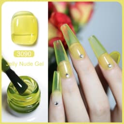 Clou Beaute Transparent French Gel Polish Translucent Nude Pink Red Jelly Glass Milky White Varnish Rainbow Color Nail Art