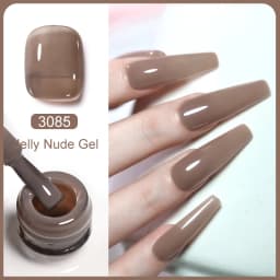 Clou Beaute Transparent French Gel Polish Translucent Nude Pink Red Jelly Glass Milky White Varnish Rainbow Color Nail Art