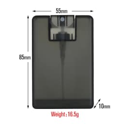 1Pcs 20ml Carded Perfume Dispenser Bottle Push Spray Empty Bottle Refillable Oral Portable Empty Bottle Toner Alcohol Essentials