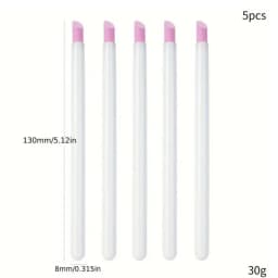 7/10/12/15/20m Pink French Nail Art Liner Painting Brush 5Pcs/set Ultra-thin Elongated Lines Nail Drawing Pen Brush DIY Manicure