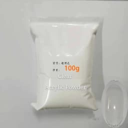 100g/Bag Solid Acrylic Powder White Clear Pink Powder Acrylic Nude Nail Powder Dipping Powder Pigment for Nail Carving Extension