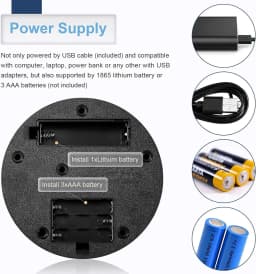 360 Degree Motorized Rotating Turntable Display Stand with USB Power Cable for Photography Products and Shows