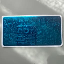 XMQ STAMPING NAIL PLATES FLOWERS LETTERS TEMPLATE