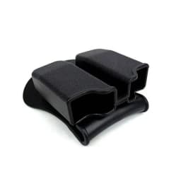 Tactical Double 9mm Magazine Pouch Belt Clip Mag Case for Glock 17 19 43 Beretta M9 PX4 Sig Sauer P229 USP Universal Mag Holder