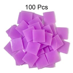 Purple 10-100 Pcs 2*2CM Diamond Painting Wax Mud Glue Accessory Diamond Embroidery Cross Stitch Diamond Painting Glue Tool