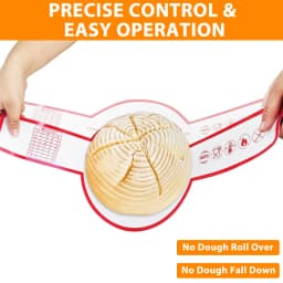 Silicone Bread Sling for Dutch Oven, Reusable Baking Mat with Long Handles, Non-Stick Sheet Liners for Transferable Dough Pastry
