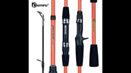BIUTIFU-Spinning Casting Mini Rock Fishing Rod Carbon Travel Baitcasting Winter Pole Fast Ultralight Lure Weight 3-18g 1.8m 2.1m