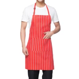 Kitchen Cooking Apron Chef Halterneck Apron With 2 Pockets Catering Sleeveless Aprons Men Woman BBQ Waiter Printing Apron