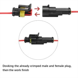Waterproof Connectors Kit Automotive Wire Quick Connector Electrical In Car Wiring Auto Seal Socket 1 2 3 4 5 6 Pin Plug Kit Way