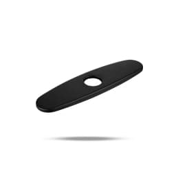 Faucet Plate Hole Square/Oval Tap Cover Deck Plate Stainless Steel Bathroom Kitchen Sink For Most Single Hole Faucet