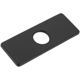 Faucet Plate Hole Square/Oval Tap Cover Deck Plate Stainless Steel Bathroom Kitchen Sink For Most Single Hole Faucet