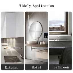 Faucet Plate Hole Square/Oval Tap Cover Deck Plate Stainless Steel Bathroom Kitchen Sink For Most Single Hole Faucet