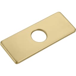 Faucet Plate Hole Square/Oval Tap Cover Deck Plate Stainless Steel Bathroom Kitchen Sink For Most Single Hole Faucet