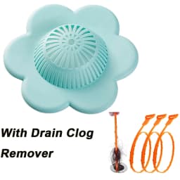New Hair Catcher with Suction Hair Stopper Shower Drain Covers Practical Tools Suit for Bathroom Bathtub and Kitchen