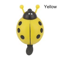 Cute Cartoon Ladybug Shaped Bike Bell Children Balance Car Bicycle Hand Press Small Bells Easy Operation Sports Bike Accessories