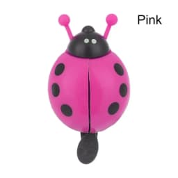 Cute Cartoon Ladybug Shaped Bike Bell Children Balance Car Bicycle Hand Press Small Bells Easy Operation Sports Bike Accessories