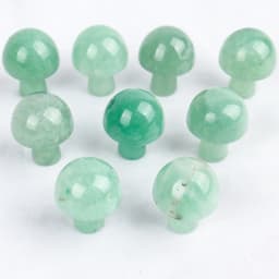 Gemstone Mini Mushroom Figurine Garden Decoration Crystal Mineral Craft Natural Stone Healing Specimen, meditation Home Decor