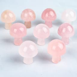 Gemstone Mini Mushroom Figurine Garden Decoration Crystal Mineral Craft Natural Stone Healing Specimen, meditation Home Decor
